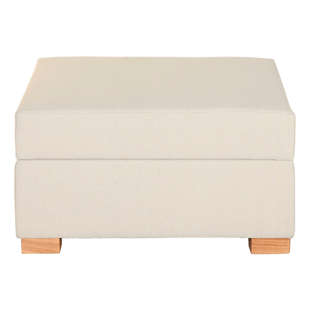 Podnožka Home ESPRIT béžová Urban 70 X 50 X 40 CM – obrázek 6