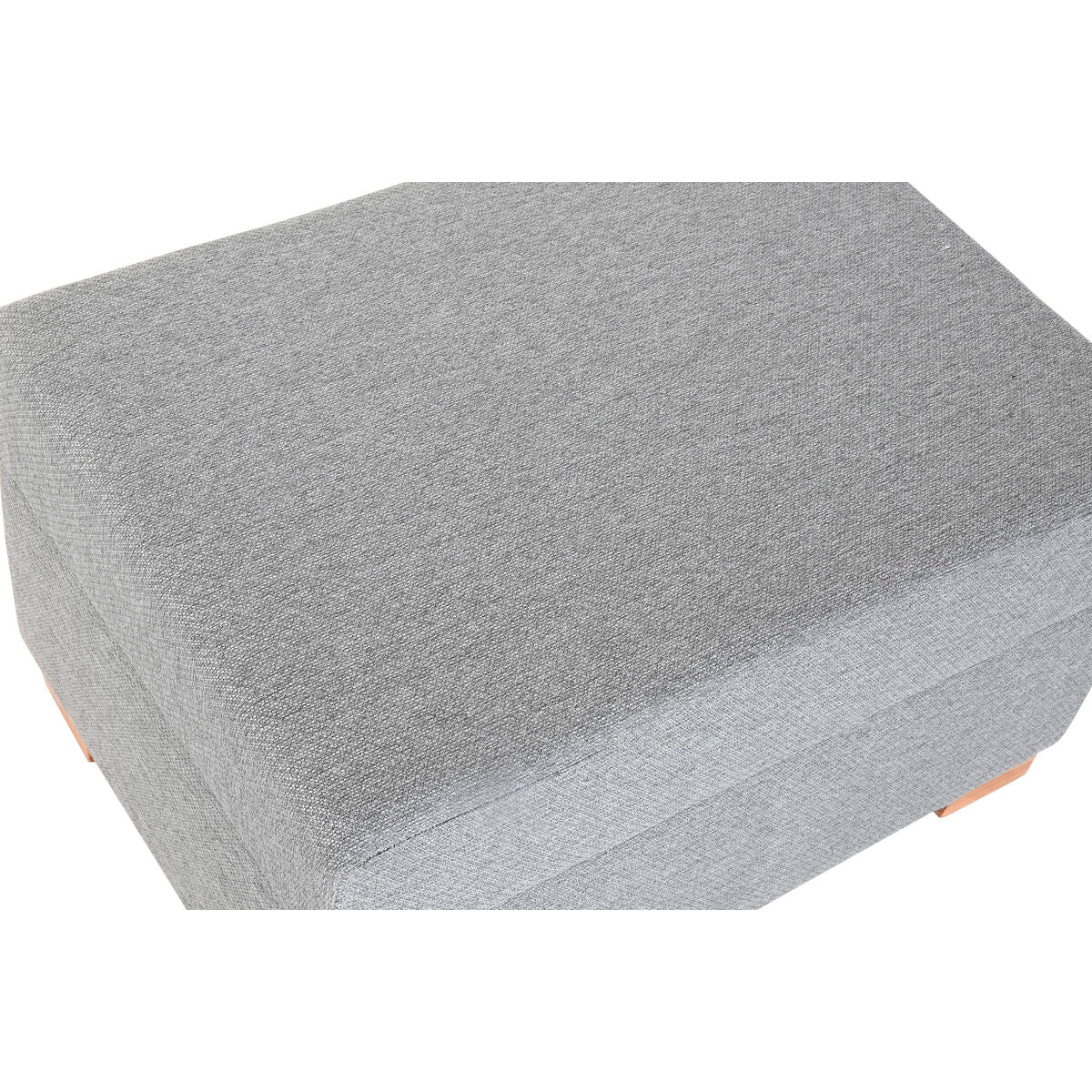 Podnožka Home ESPRIT světle šedá Urban 70 X 50 X 40 CM – obrázek 4