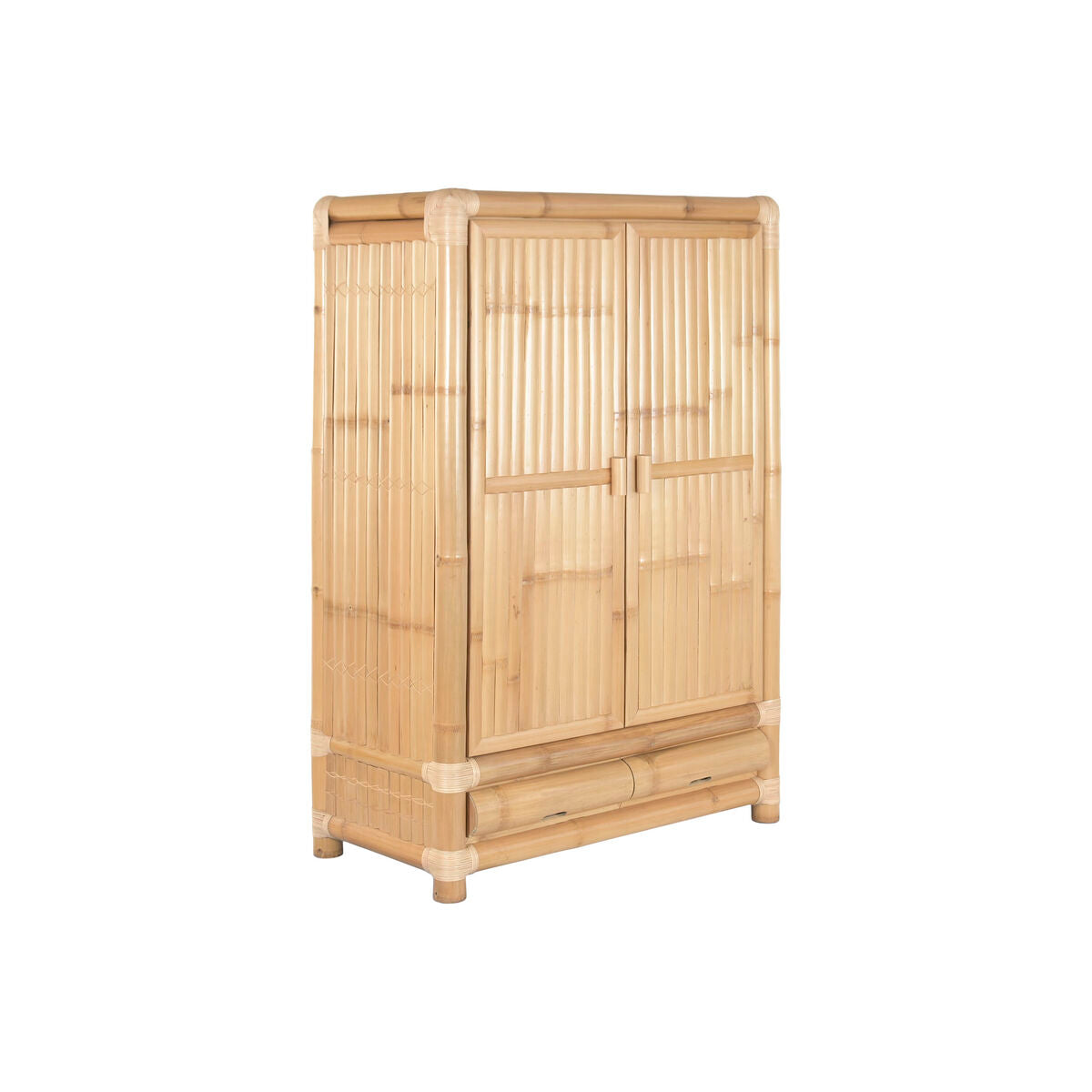 Šatní skříň Home ESPRIT bambus ratan 120 X 60 X 170 CM