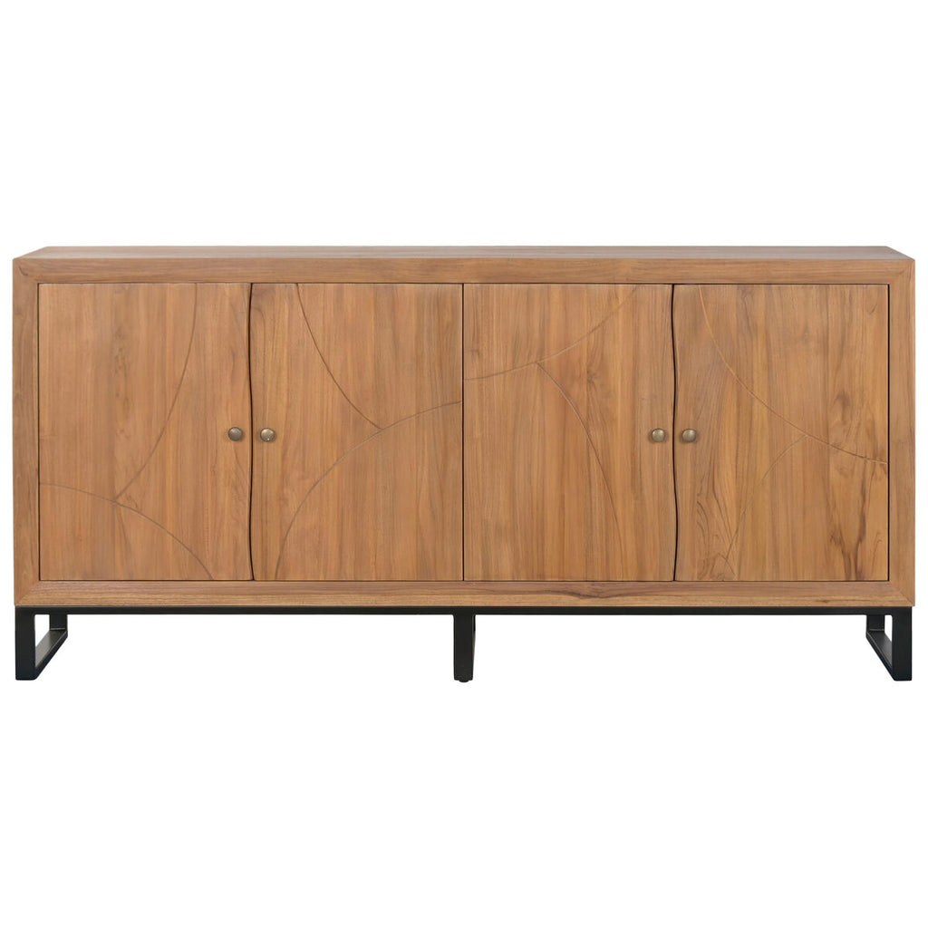 Příborník Home ESPRIT Teak dřevo MDF 180 x 40 x 85 cm – obrázek 8