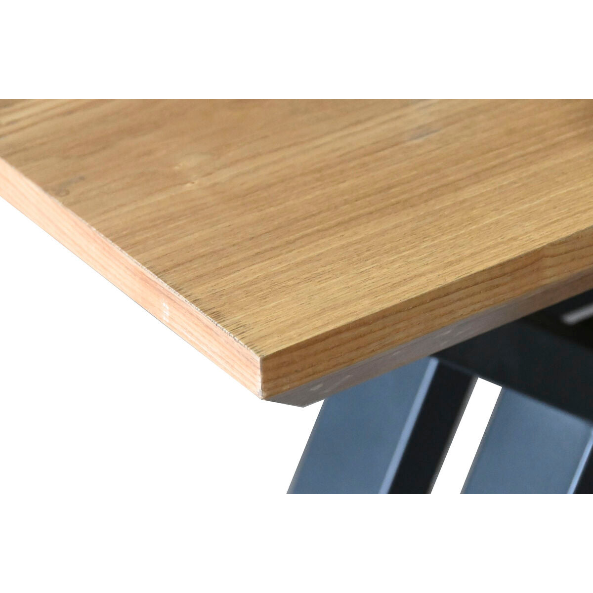 Jídelní stůl Home ESPRIT hnědo-černý kov dřevo MDF 200 x 100 x 75 cm – obrázek 2