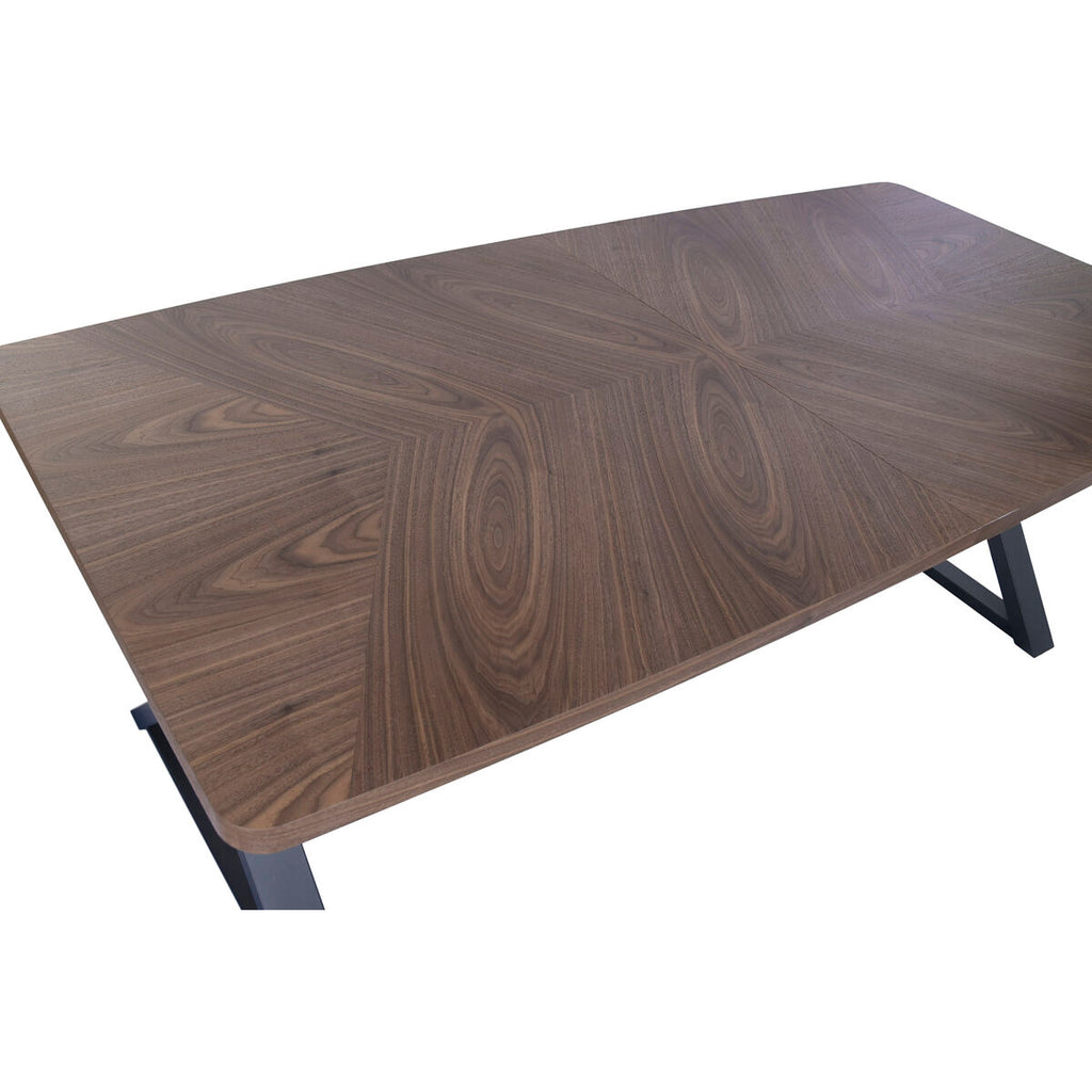 Jídelní stůl Home ESPRIT hnědo-černý, kov, dřevo MDF 200 X 97 X 75 CM – obrázek 4