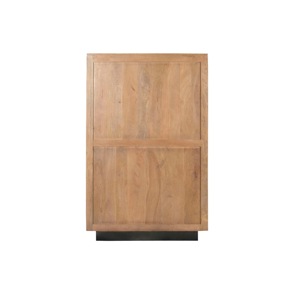 Stojan Home ESPRIT, křišťál, mangové dřevo, 89 x 44 x 140 cm – obrázek 3