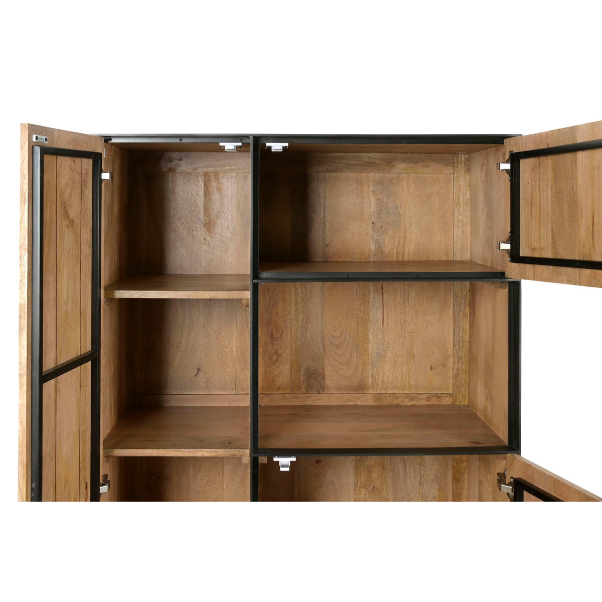 Stojan Home ESPRIT, křišťál, mangové dřevo, 89 x 44 x 140 cm – obrázek 5