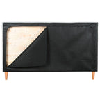 Postel Home ESPRIT světle šedá 170 X 219 X 104 CM 170x219x104 cm světle šedá – obrázek 3