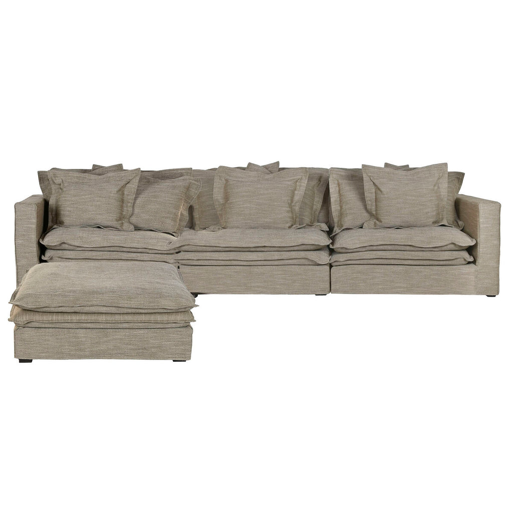Sedací modul Home ESPRIT zelená Sand 110 X 110 X 48 CM – obrázek 3