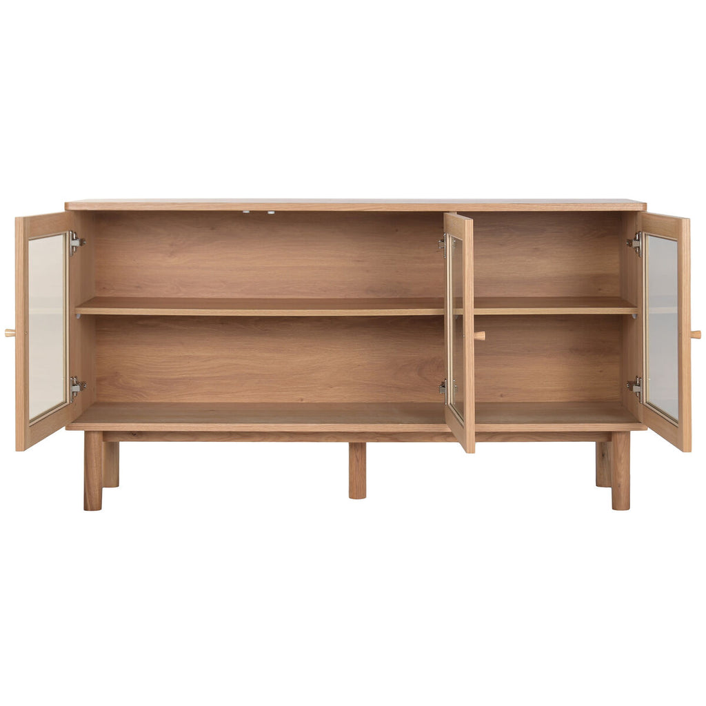 Příborník Home ESPRIT křišťál dřevo MDF 140 x 40 x 75 cm 44.8x106.8x50.1 cm – obrázek 3