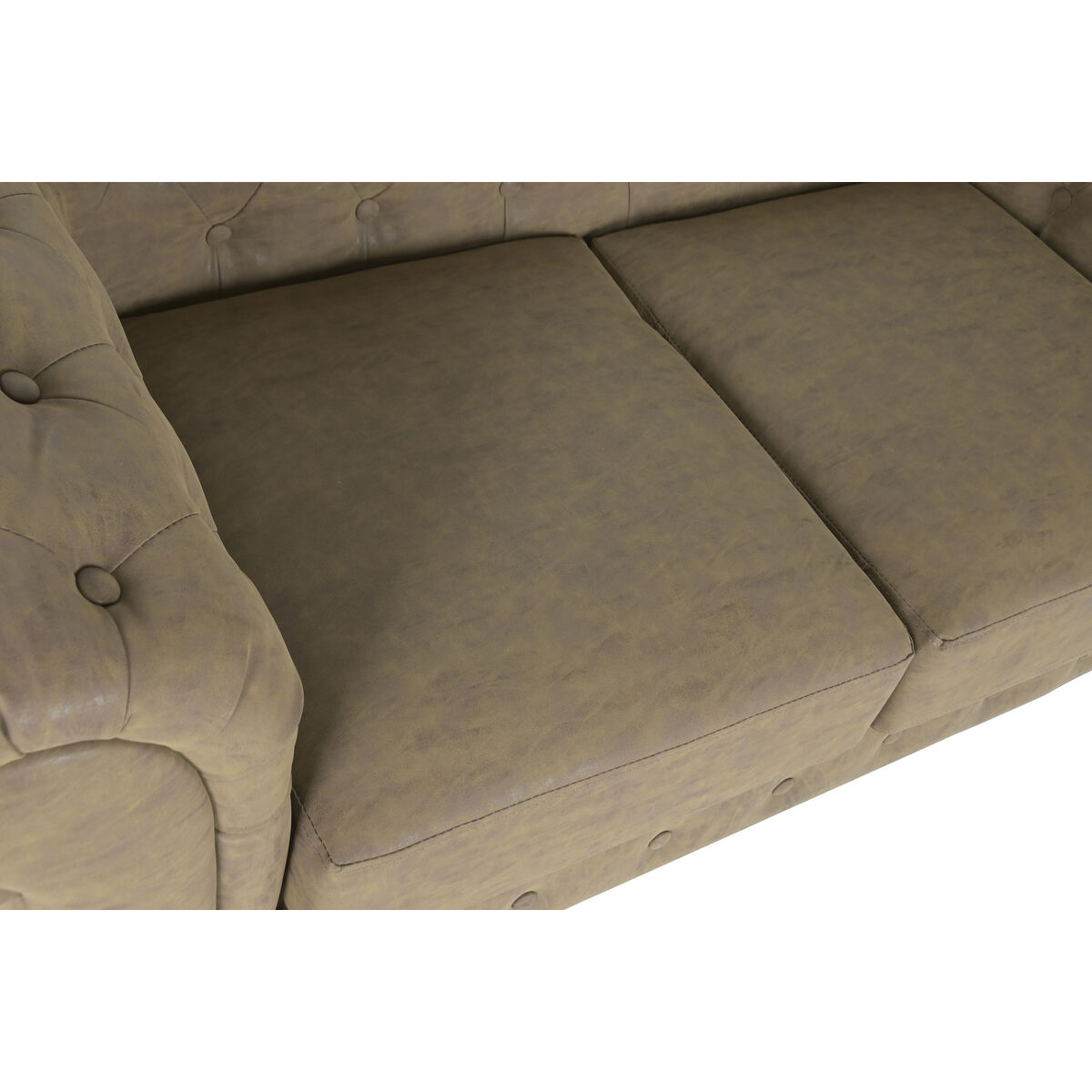 Pohovka Home ESPRIT hnědé Vintage 160 x 82 x 76 cm – obrázek 5