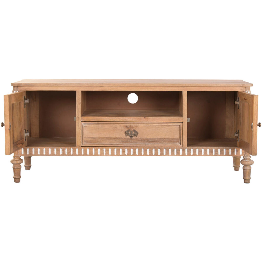 TV stolek Home ESPRIT hnědý 133 × 42 × 55 cm – obrázek 3