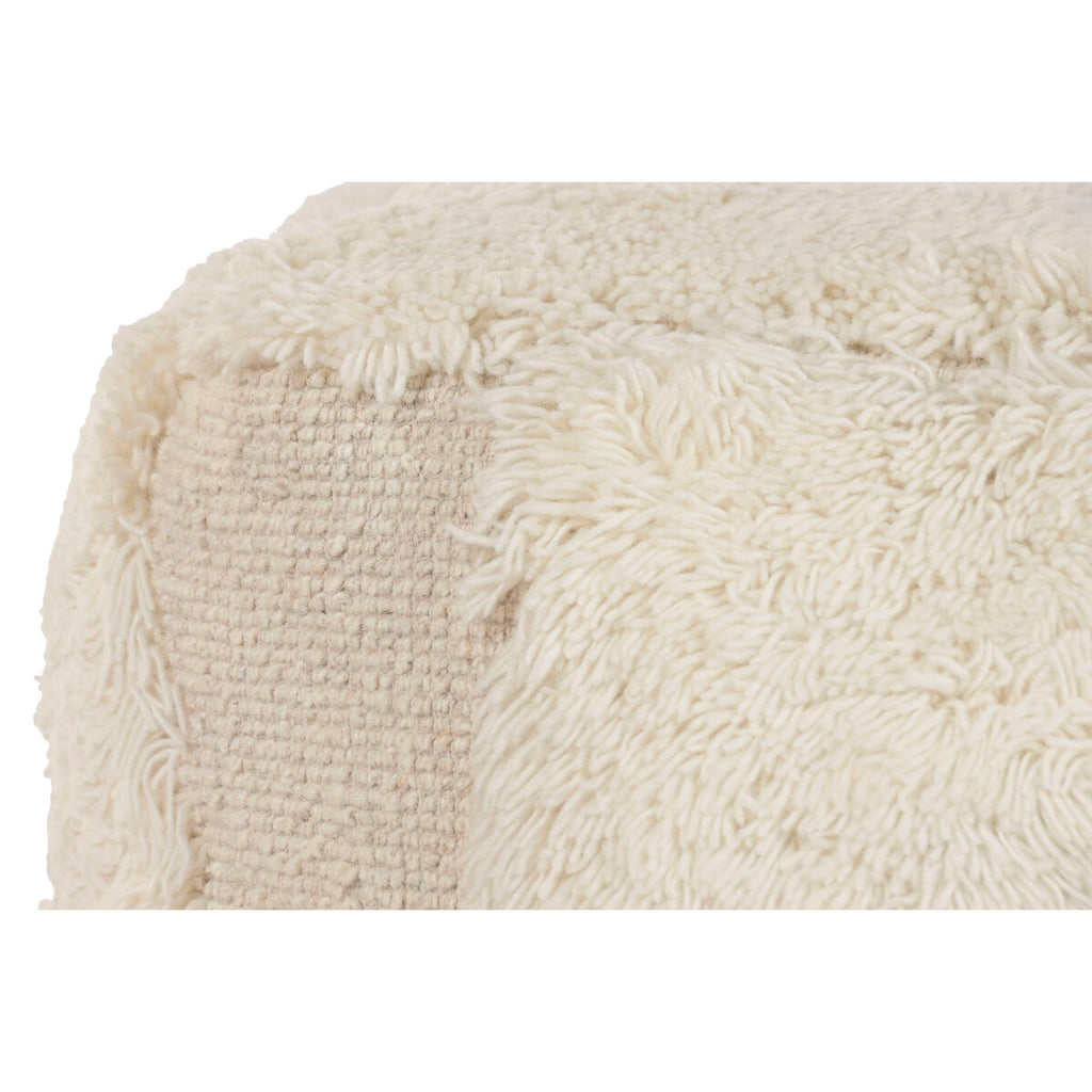 Podnožka Home ESPRIT béžová Boho 45 x 45 x 45 cm 51x52x52 cm béžová – obrázek 4