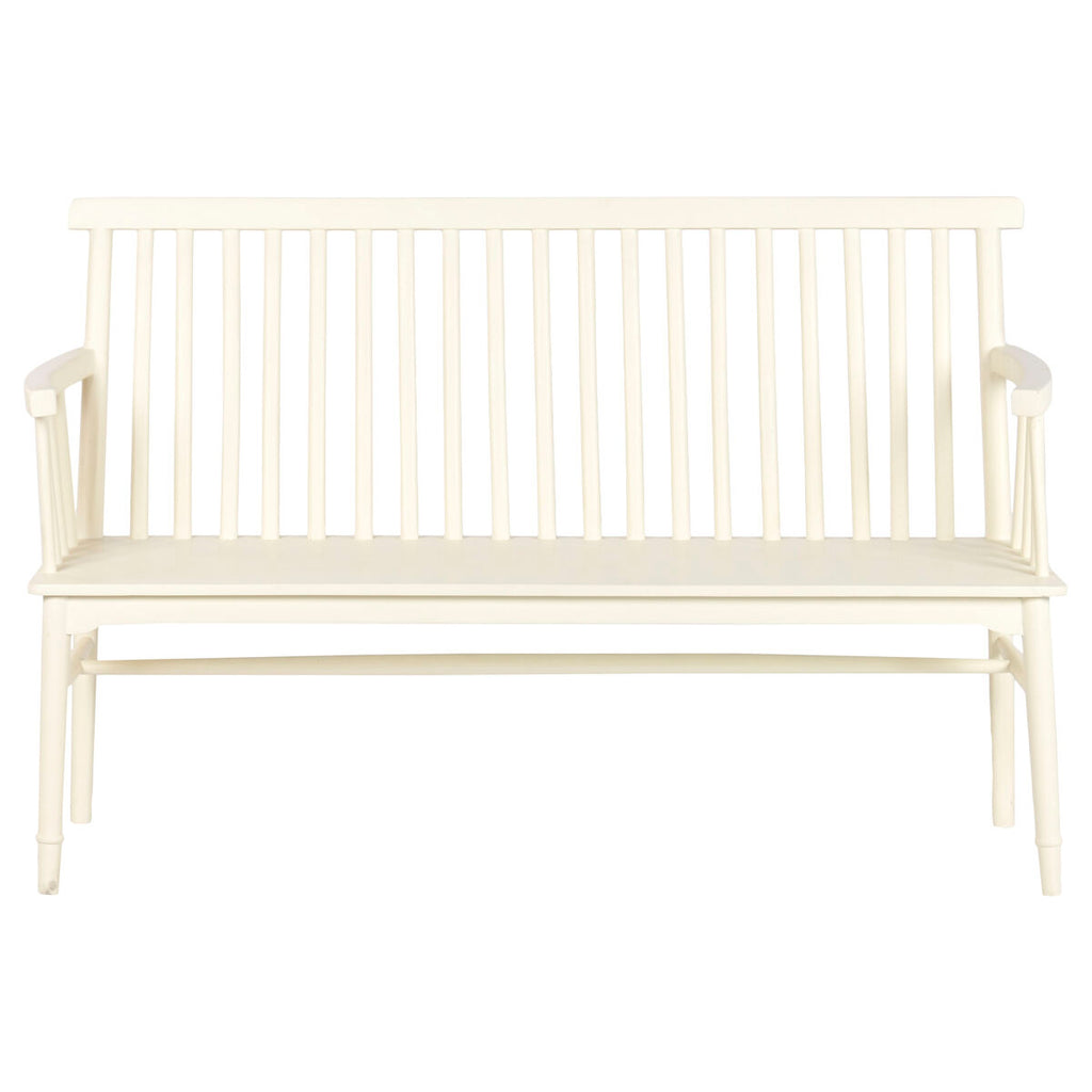 Lavice Home ESPRIT krémová mangové dřevo MDF 150 × 50 × 98 CM – obrázek 2