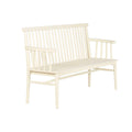 Lavice Home ESPRIT krémová mangové dřevo MDF 150 × 50 × 98 CM