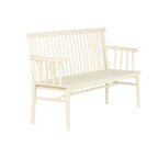 Lavice Home ESPRIT krémová mangové dřevo MDF 150 × 50 × 98 CM