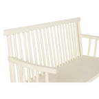 Lavice Home ESPRIT krémová mangové dřevo MDF 150 × 50 × 98 CM – obrázek 5