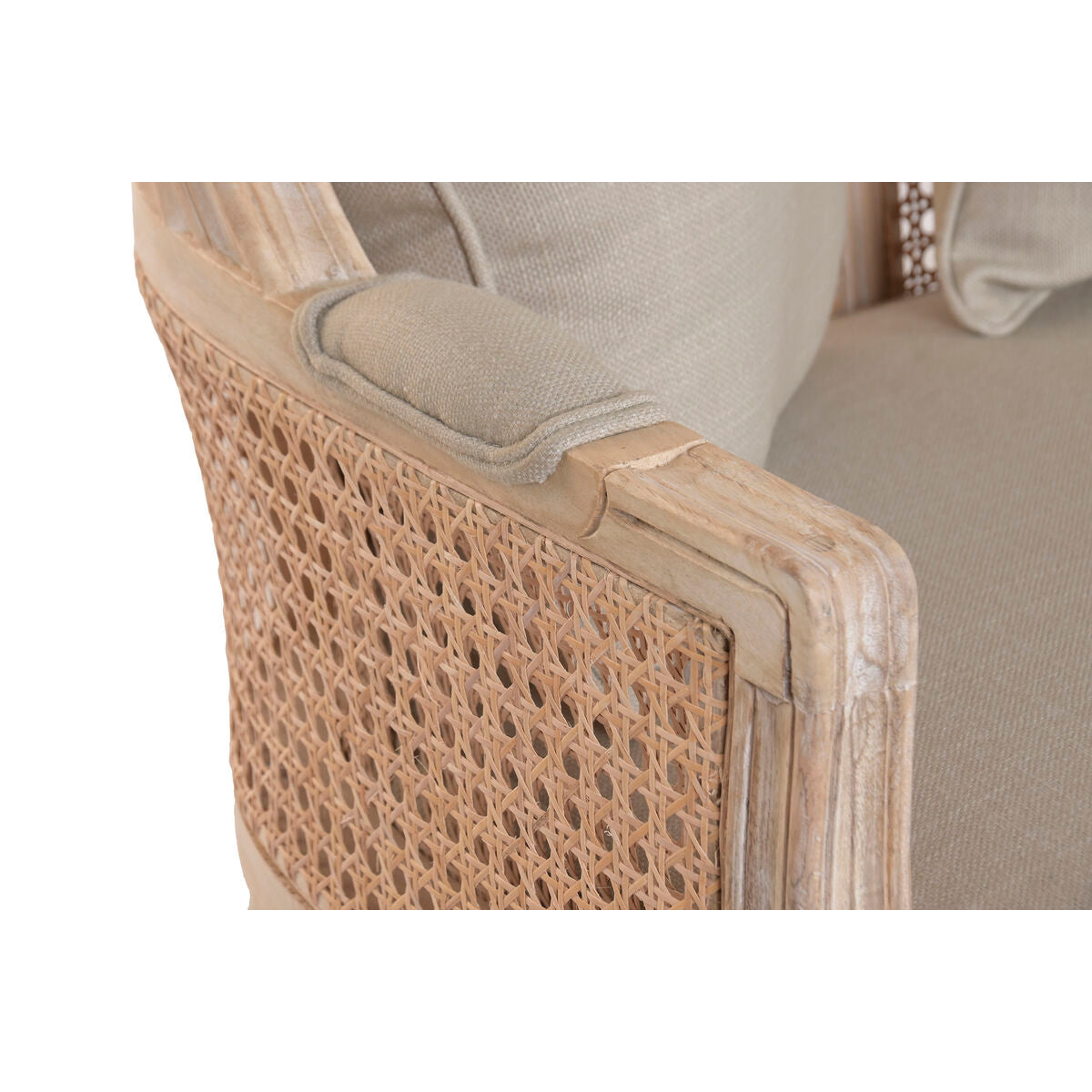 Křeslo Home ESPRIT světle zelené 125 X 58 X 155 CM – obrázek 3