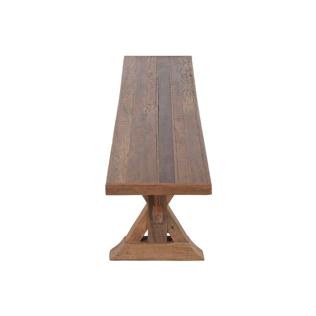Lavice Home ESPRIT přírodní recyklované dřevo 180 X 38 X 45 CM – obrázek 2