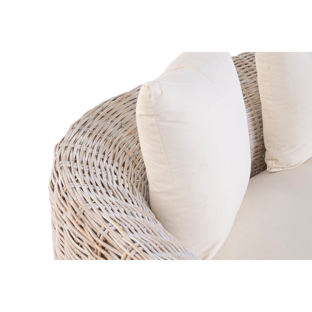 Pohovka Home ESPRIT bílá Bali Decapé 174 x 88 x 69 cm – obrázek 5