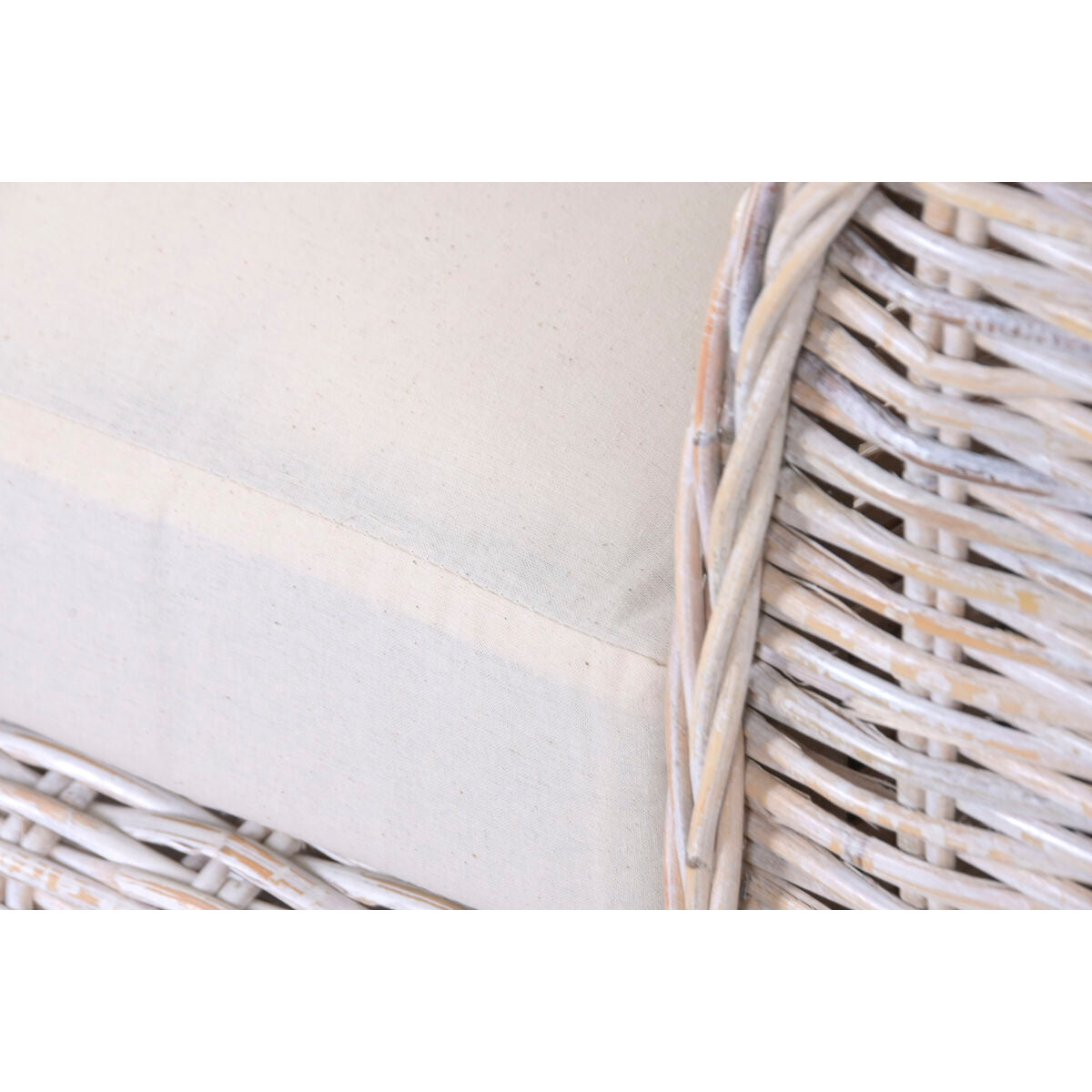 Pohovka Home ESPRIT bílá Bali Decapé 174 x 88 x 69 cm – obrázek 6