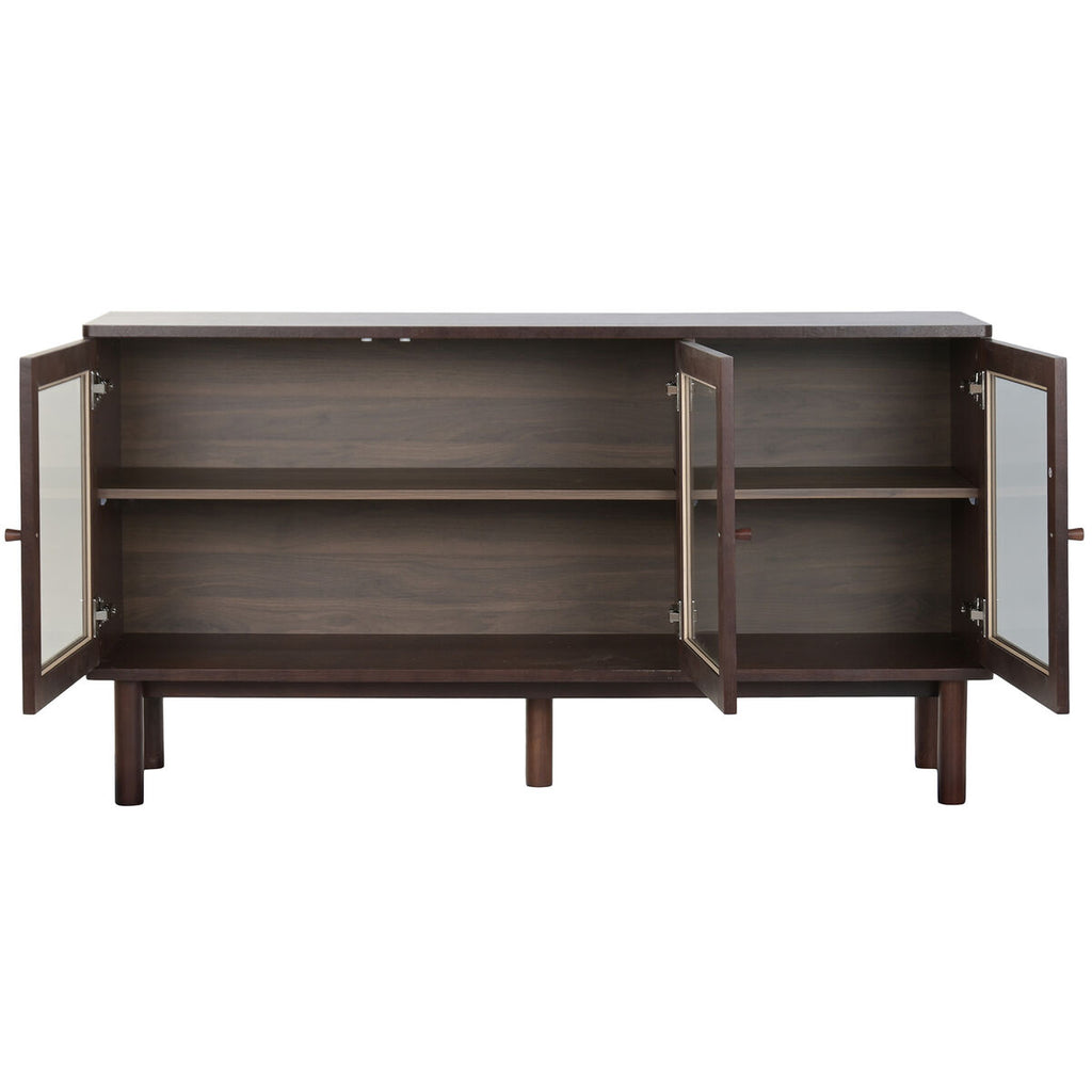 Příborník Home ESPRIT křišťál dřevo MDF 140 x 40 x 75 cm 44.8x106.8x50.1 cm – obrázek 3