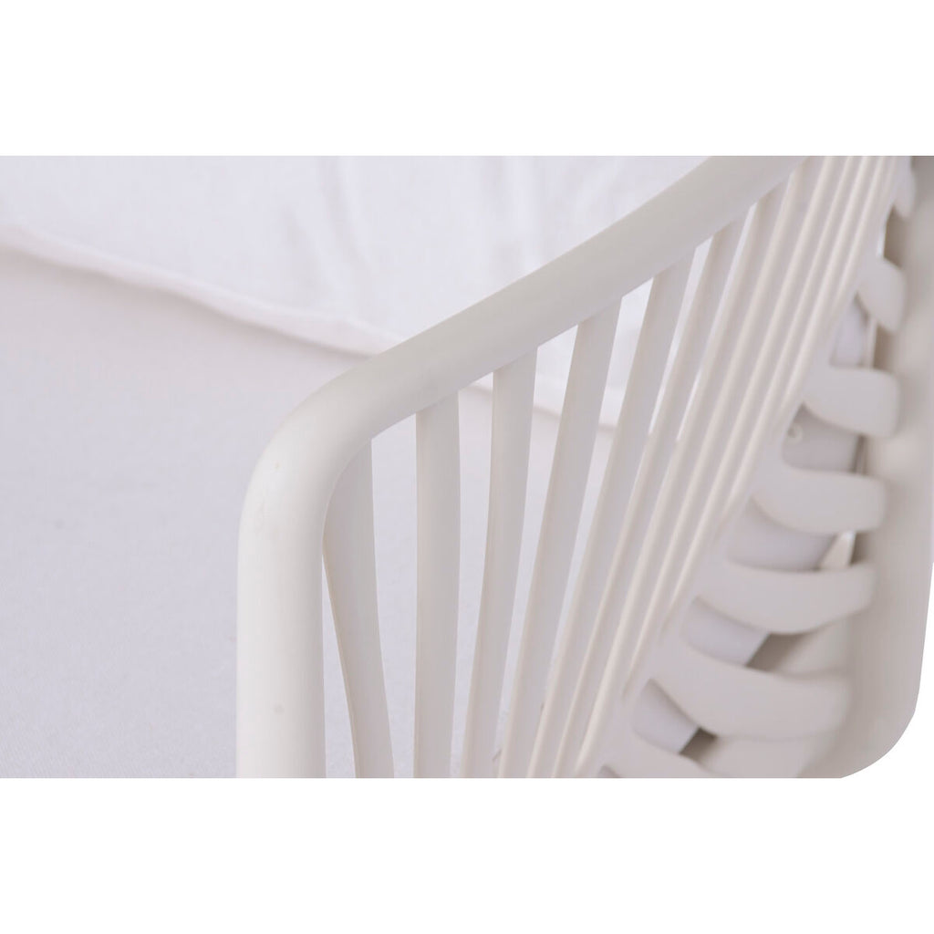 Zahradní lavice Home ESPRIT krémová 222 X 74 X 70 CM – obrázek 5