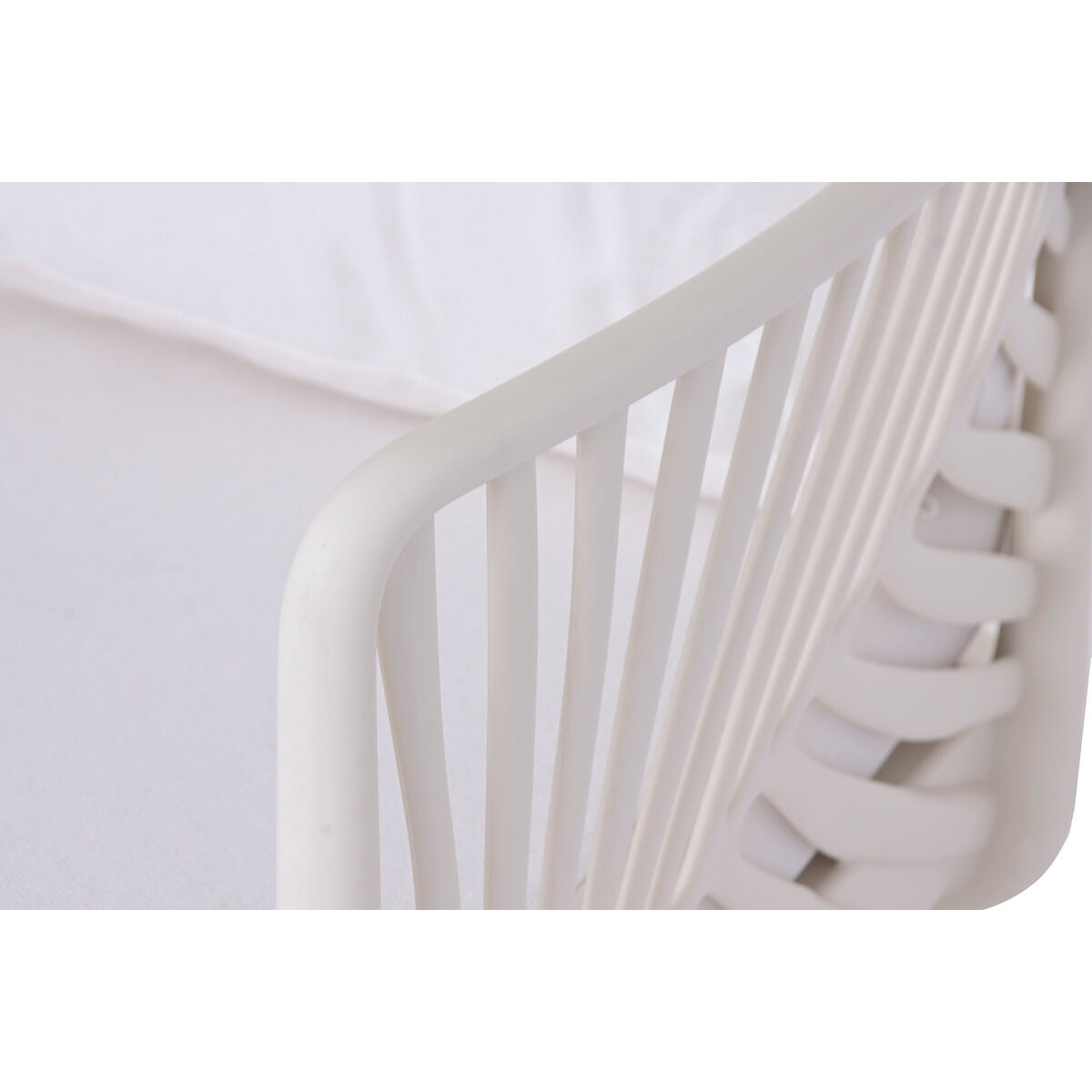 Zahradní lavice Home ESPRIT krémová 222 X 74 X 70 CM – obrázek 5