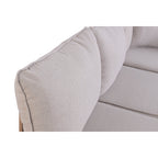 Zahradní lavice Home ESPRIT hnědá 290 × 290 × 68 cm – obrázek 3