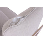 Zahradní lavice Home ESPRIT hnědá 290 × 290 × 68 cm – obrázek 7