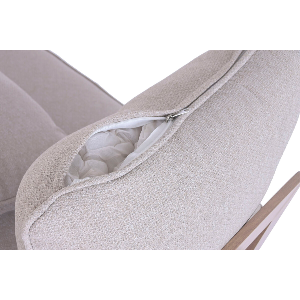 Zahradní lavice Home ESPRIT hnědá 290 × 290 × 68 cm – obrázek 7