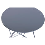 Souprava stolu se 2 židlemi Home ESPRIT šedá 60 x 60 x 71 cm 99x61x14 cm – obrázek 2