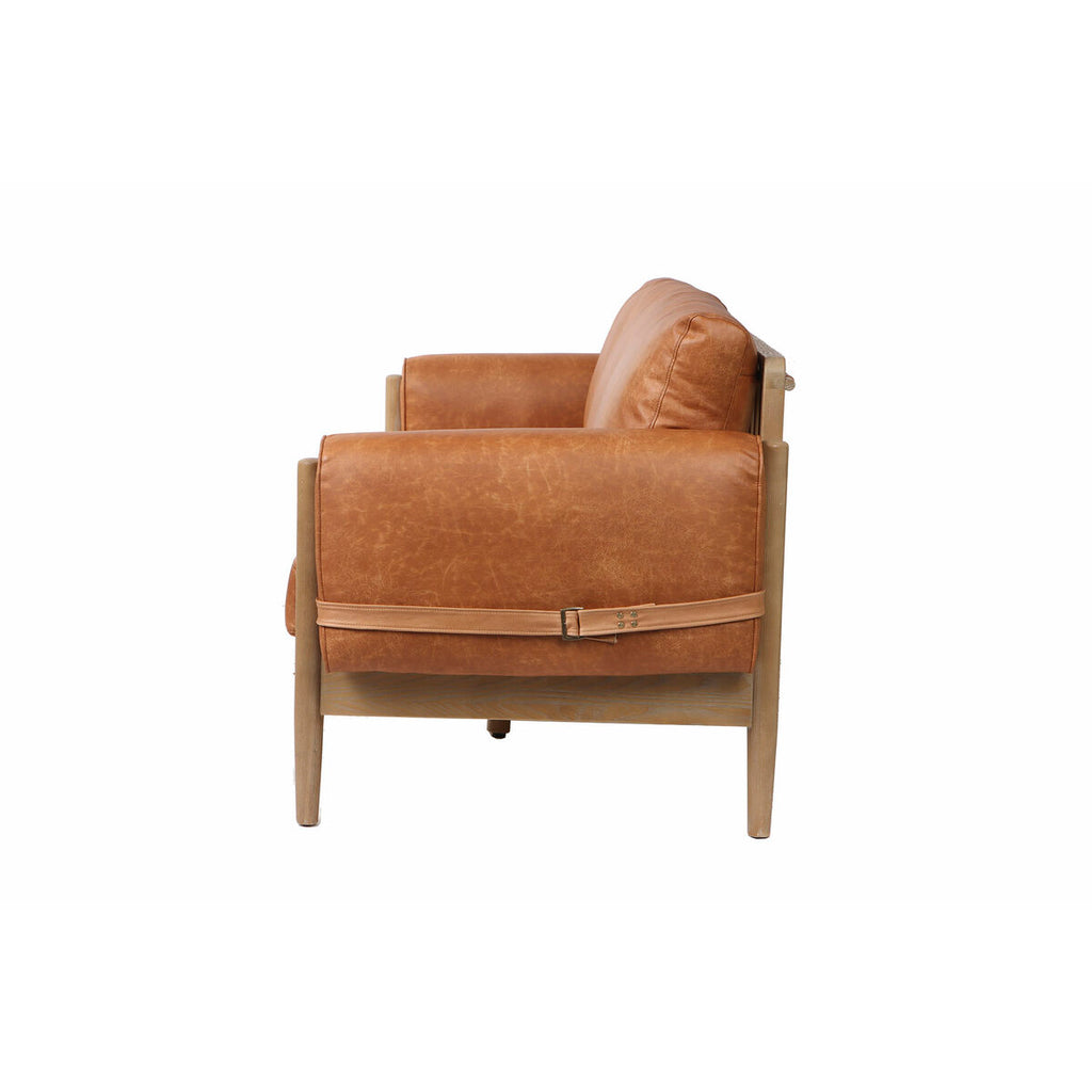 Pohovka Home ESPRIT hnědé Moderní 220 X 80 X 82 CM – obrázek 4