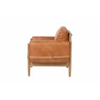 Sedák Home ESPRIT hnědý jasan 94 x 80 x 82 CM – obrázek 4