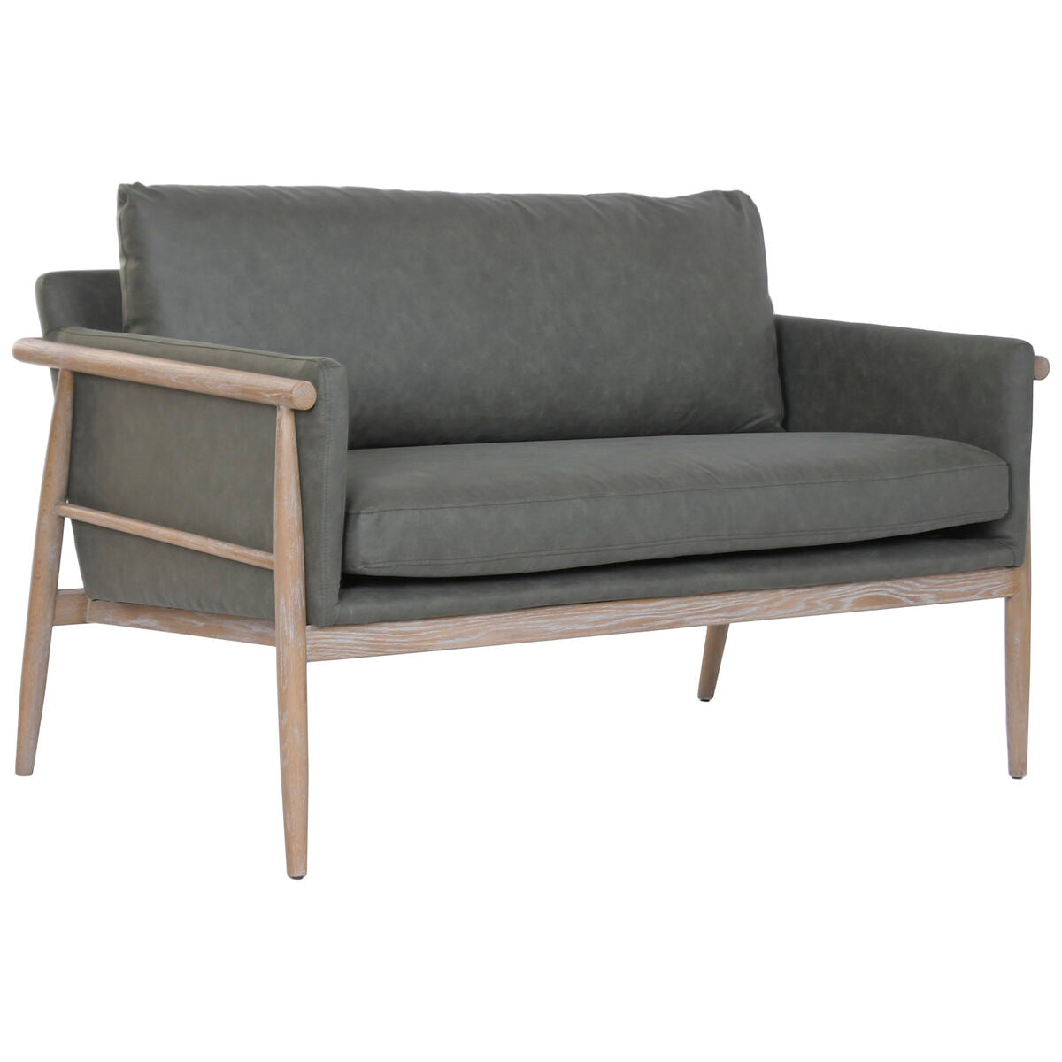 Pohovka Home ESPRIT hnědozelená Urban Decapé 126,5 X 75 X 82 CM