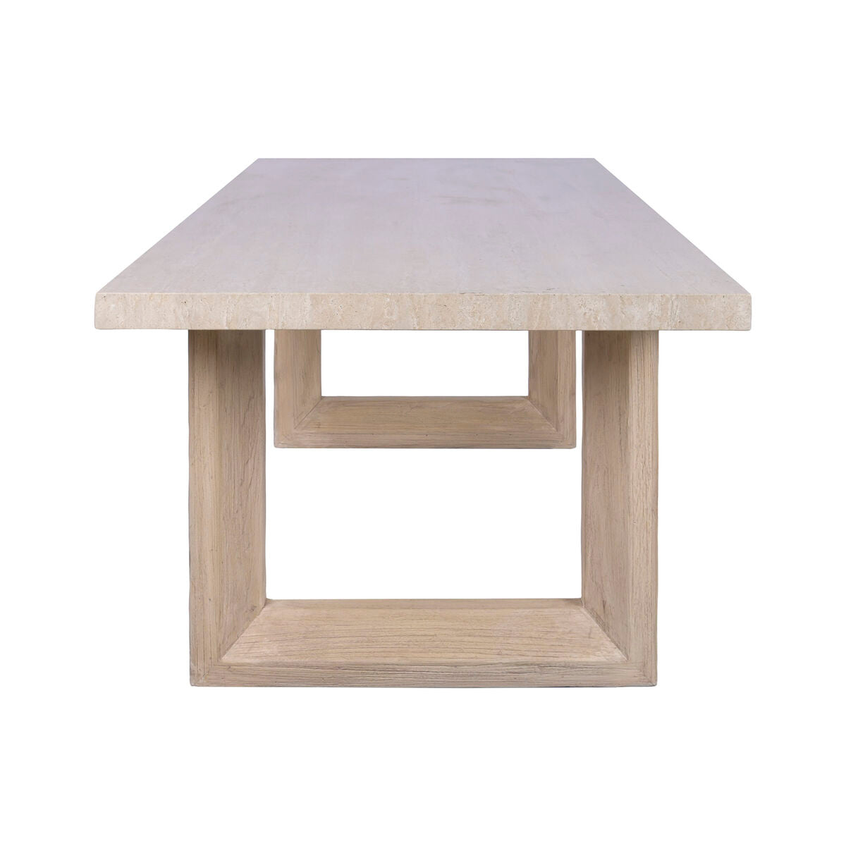 Jídelní stůl Home ESPRIT mramor jilmové dřevo 220 x 100 x 76 cm – obrázek 2