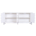 Příborník Home ESPRIT bílý jilmové dřevo 230 x 48 x 96 cm – obrázek 3