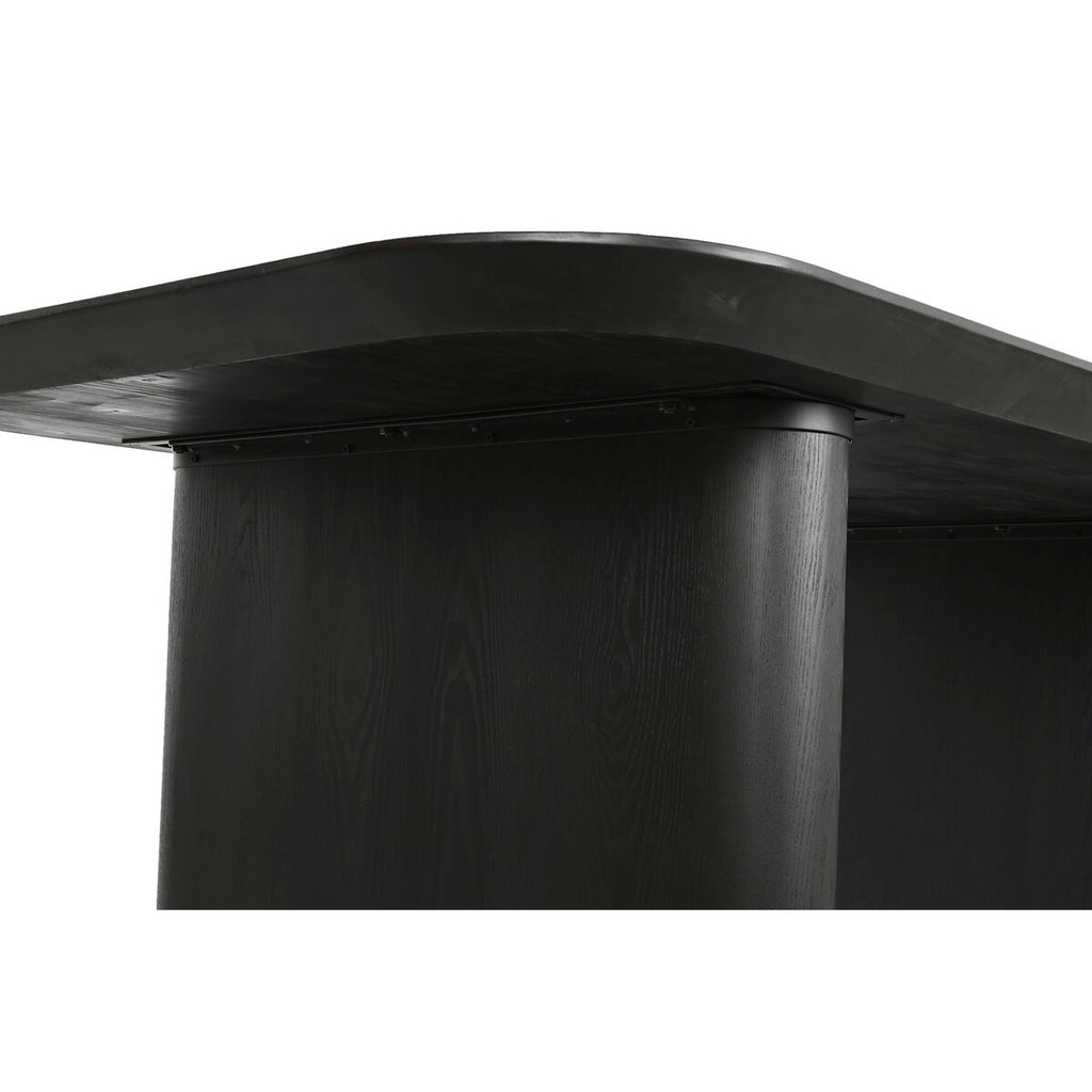 Jídelní stůl Home ESPRIT černý jedle 180 x 90 x 77 cm – obrázek 4