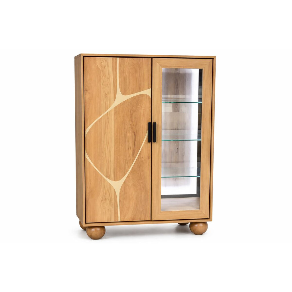 Stojan na vystavení Home ESPRIT křišťálový akáciové dřevo 100 x 40 x 150 cm – obrázek 3