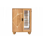 Stojan na vystavení Home ESPRIT křišťálový akáciové dřevo 100 x 40 x 150 cm