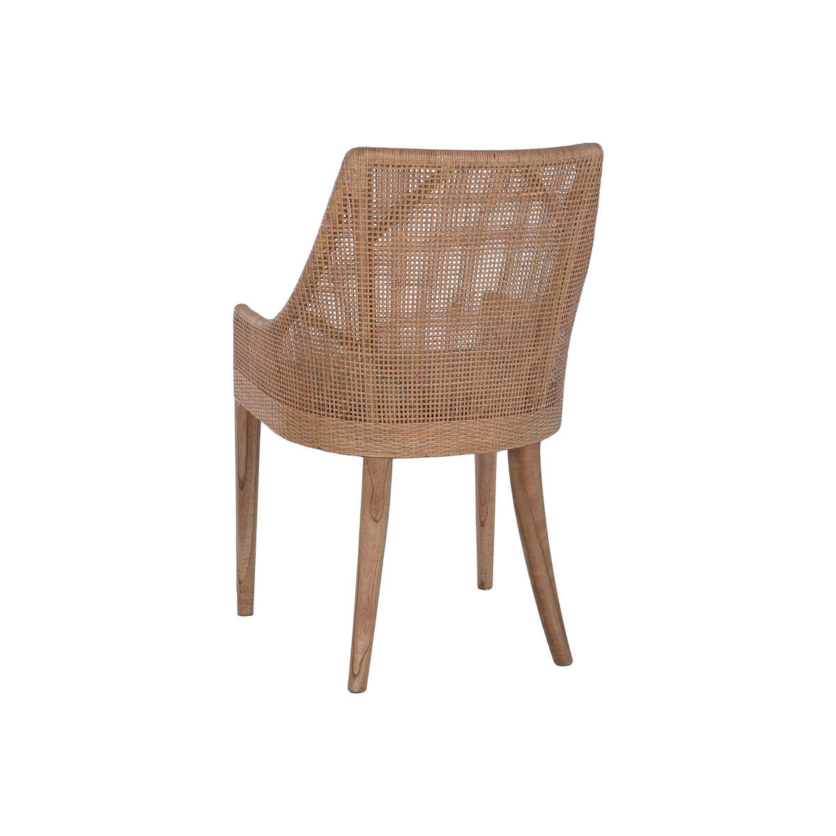 Jídelní židle Home ESPRIT hnědo-šedý polyester mindiové dřevo 51 x 52 x 88 cm – obrázek 3