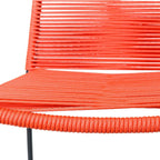 Zahradní židle Antea 57 x 61 x 90 cm červená šňůra 62x58x91 cm – obrázek 4