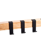 Nástěnný věšák 75 x 21 x 13 cm kov dřevo industriální – obrázek 4