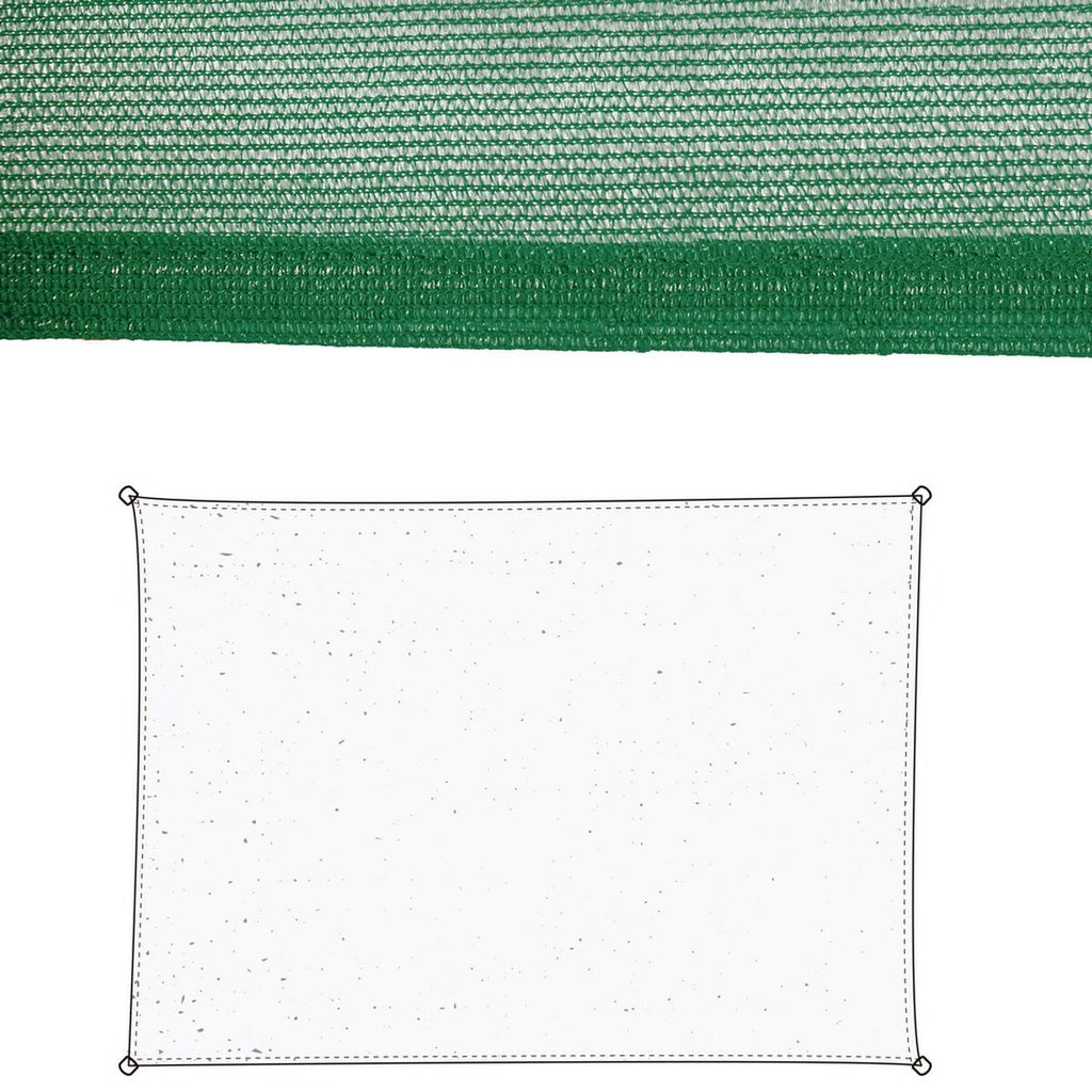 Sluneční plachta Vela sombreo zelená 300 x 400 x 0,5 cm Markýza