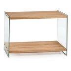 Vstupní hala Gift Decor Hnědá Průhledná Dřevo 40 x 76 x 120 cm