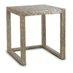 Sada 2 stolů Gift Decor BIG-S3603662 bílá béžová zlatá 42,5 x 61 x 60 cm (2 kusy) (2 kusy)