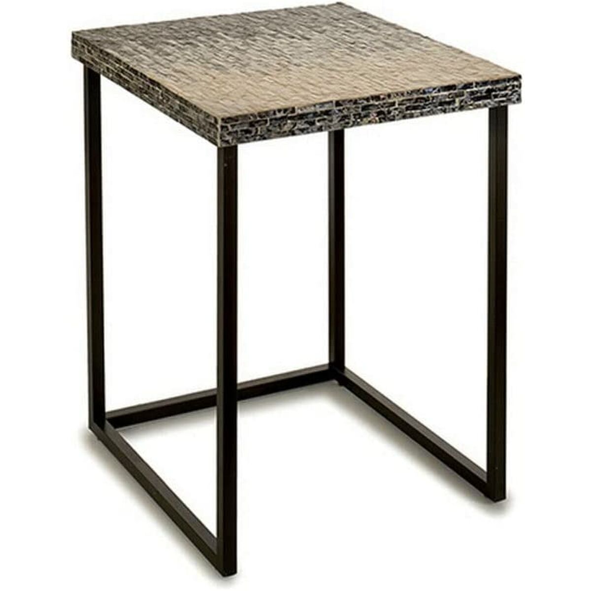 Odkládací stolek Gift Decor, šedá perleť, 47 x 62 x 47 cm – obrázek 2