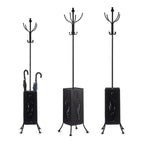Věšák Gift Decor černý kov 34 x 188 x 34 cm stojan na deštníky – obrázek 2