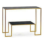 Vstupní prostor Gift Decor BIG-S3605005 černozlatý 33 x 77 x 112 cm
