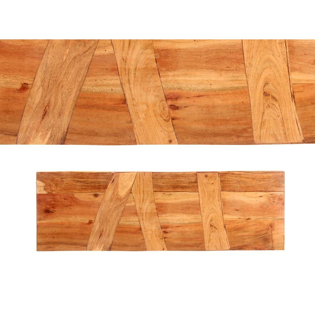 Vstupní hala Gift Decor Trama hnědo-černá 110 x 35 x 77 cm 110 x 15 x 35 cm – obrázek 2
