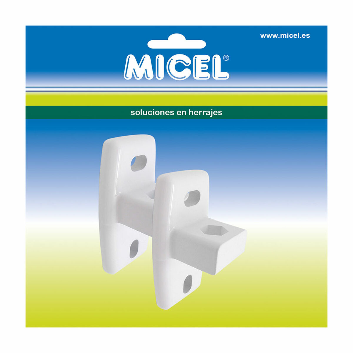 Držák pro sluneční plachtu Micel TLD02 bílý 4,4 x 3,82 x 8,6 cm na zeď 2 kusy – obrázek 2