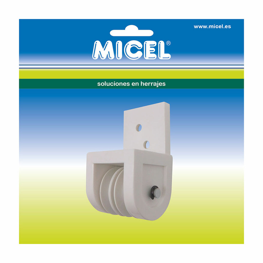 Kladka pro pergolu Micel TLD19 Nylon 4,3 x 4,2 x 7,8 cm Čelní Bílá – obrázek 2