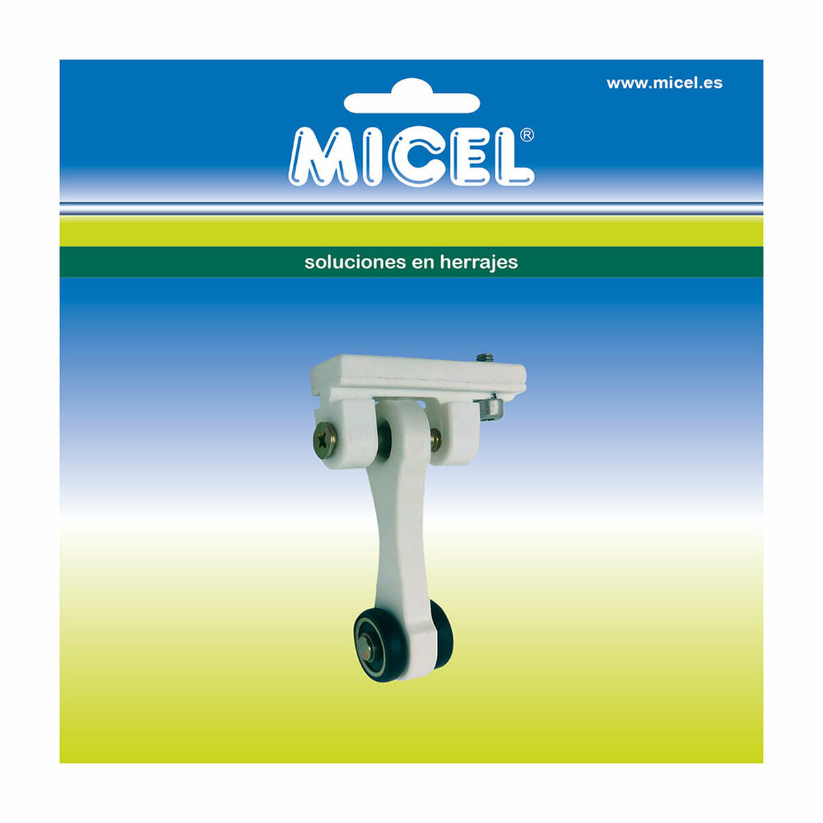Kladka k pergole Micel TLD21 Nylon 65 x 18,5 x 90 mm kluzná Bílá – obrázek 2